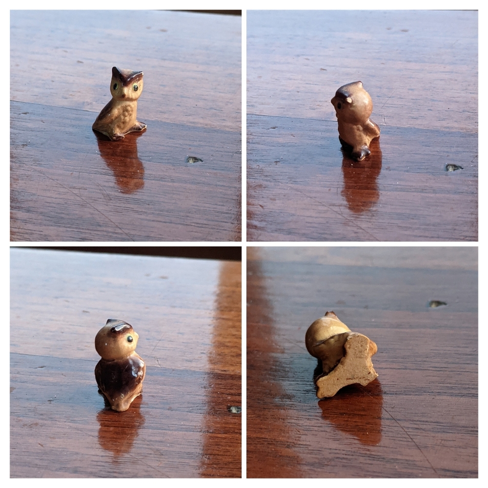 🦉 Vintage Miniature 🦉Hagen Renaker Porcelain Owl